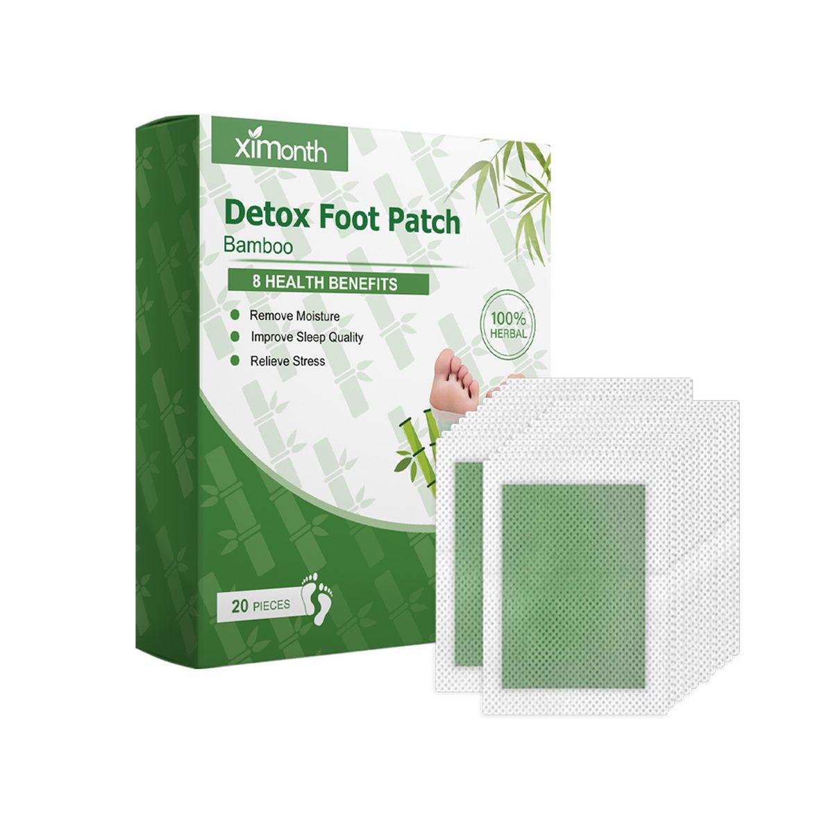 Foot care patches for daily gentle cleaning, moisturizing and hydrating of the feet, massage and care patches_voghion.com