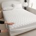 Waterproof And Urine Proof Mattress Cover Single Piece Quilted Thickened Simmons Mattress Protector Dustproof Bed Sheet Bedspread Bed Cover_voghion.com