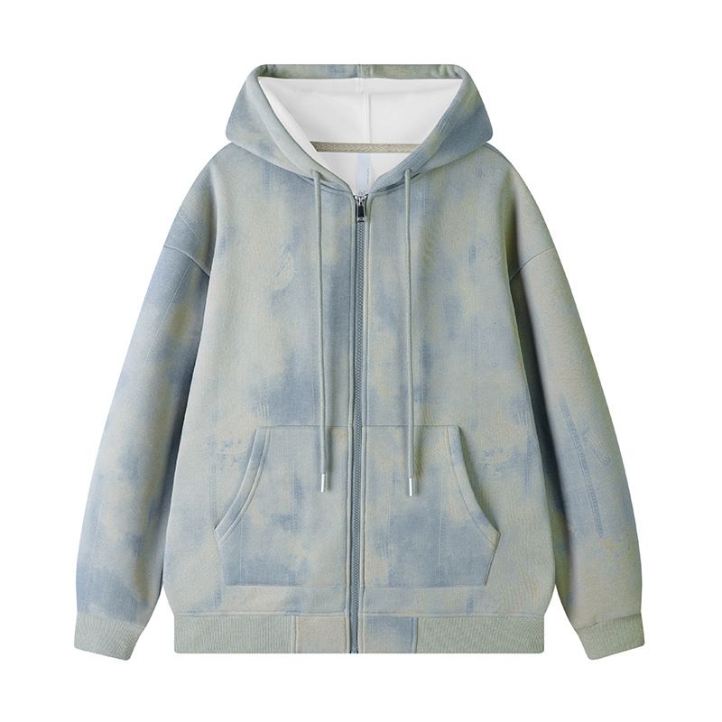 Lente en herfst nieuwe camouflage hoodie met capuchon, trendy merk vest, herenjas met lange mouwen_voghion.com