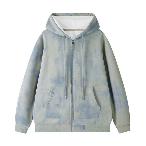 Lente en herfst nieuwe camouflage hoodie met capuchon, trendy merk vest, herenjas met lange mouwen_voghion.com