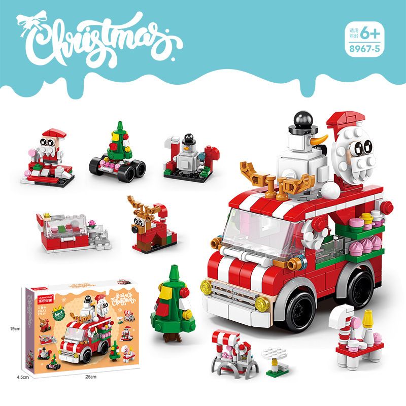 Christmas Gift Selection-Snowhouse -Small Particle Assembly Building Blocks Christmas Reindeer For Girls And Boys 6-12 Year Old Children's Puzzle Toys_voghion.com