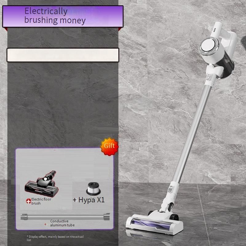 Huilber Cordless Vacuum Cleaner - 17KPA Powerful Suction, Handheld Lightweight, 2-in-1 Wet & Dry Vacuum Mop With HEPA Filter, Multi-Surface Brush Kit_voghion.com