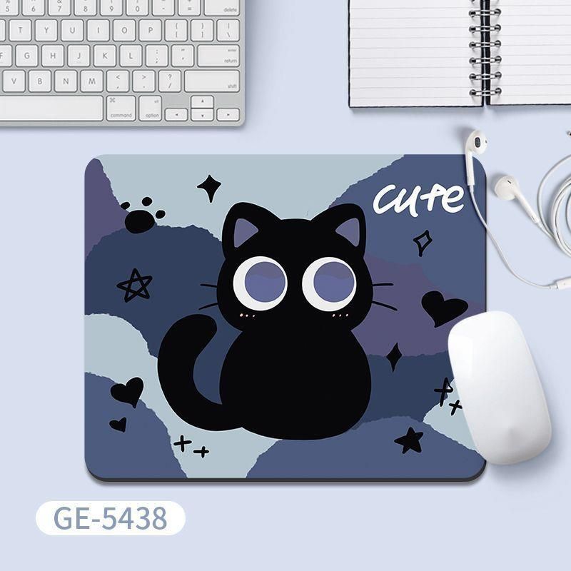 Sevimli Kedi Fare Ins Stili Erkekler ve Kadınlar İçin Ofis Dizüstü Bilgisayar Klavye Pedi Öğrenci Çalışma Masası Matı_voghion.com
