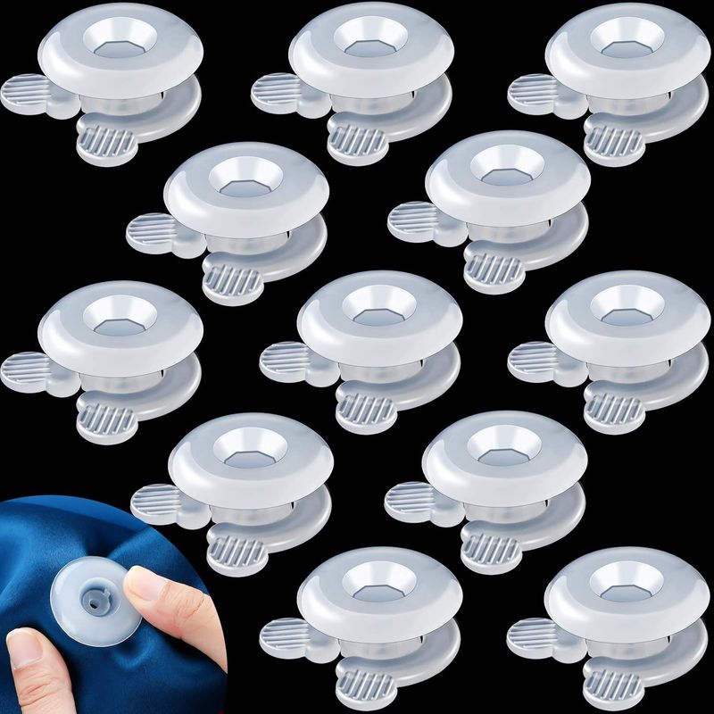 Pinces à couette RYYD - Lot de 12 | Pinces à boutons | Contrôle de la couette_voghion.com