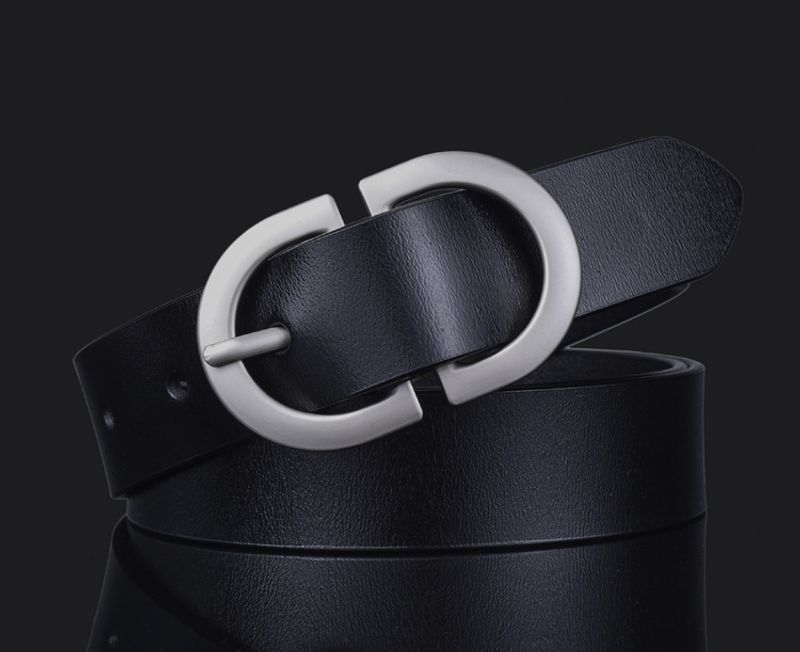 Boys' Black Leather For Children, Elementary School Students, Big Kids, Pin Buckle Performance Belt, Unisex Belt_voghion.com