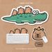 Unbeatable Quality Cartoon Shaped Rubber Thickened Non Slip Capybara Mouse Pad_voghion.com