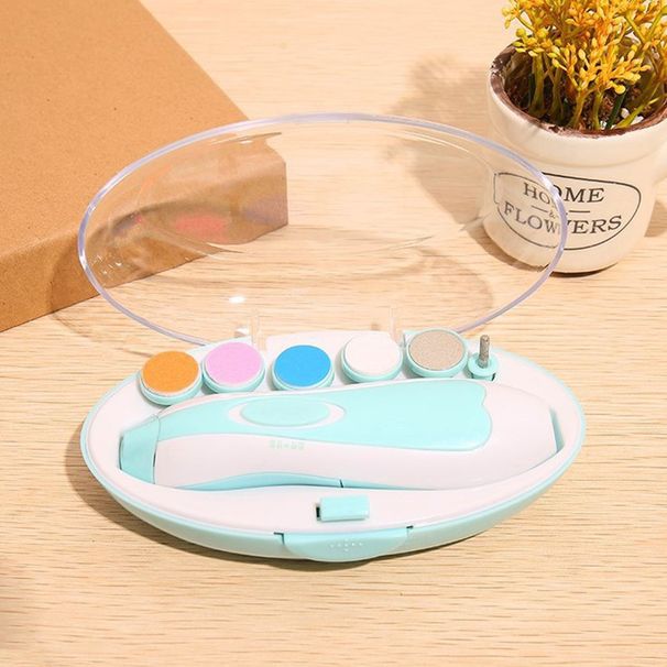 Ηλεκτρικό κοπτικό νυχιών για μωρά, παιδικό εργαλείο στίλβωσης νυχιών, πολυλειτουργικό κοπτικό νυχιών, σετ μανικιούρ για βρέφη_voghion.com