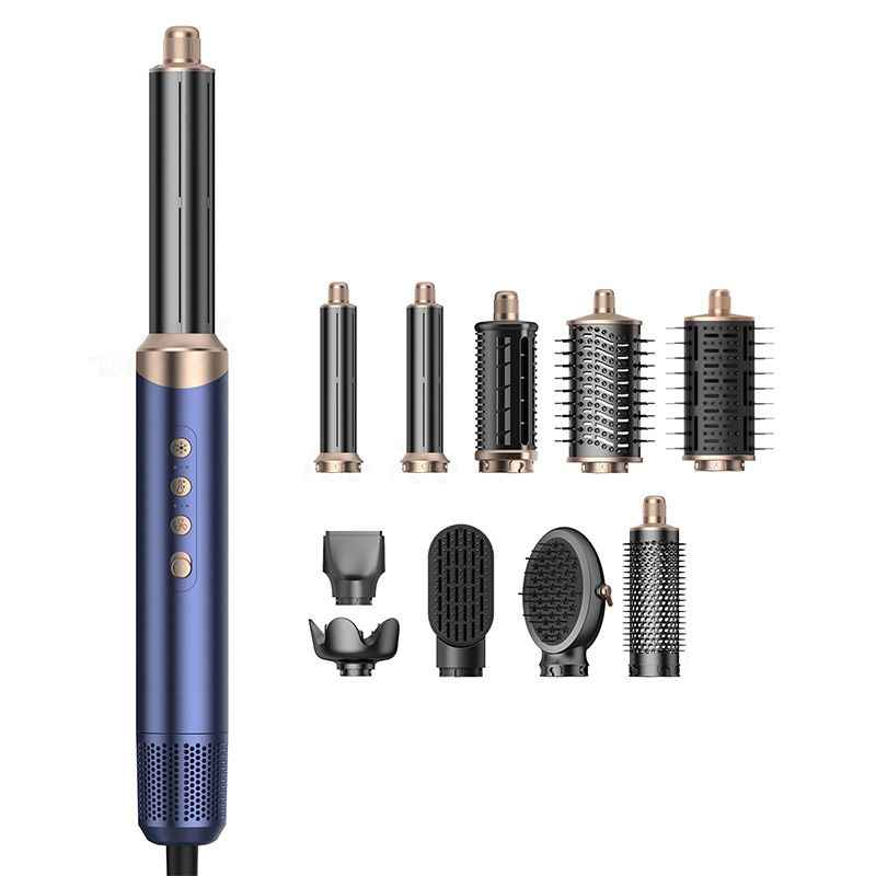 Multifunktsionaalne 10-ühes kiire kuumaõhu kamm sirge rullpuhumine lokirulliga kodumajapidamises kasutatavate harjadeta puhumine_voghion.com