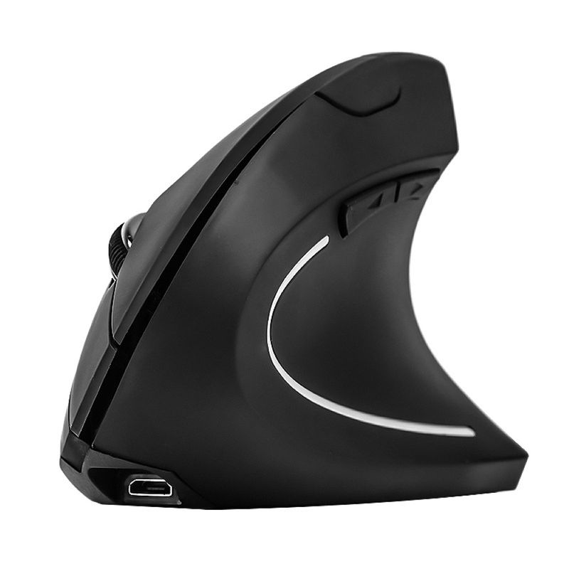 Farfi Wired Wireless 2.4GHz Ergonomic Vertical Optical Mouse for Desktop PC Laptop_voghion.com
