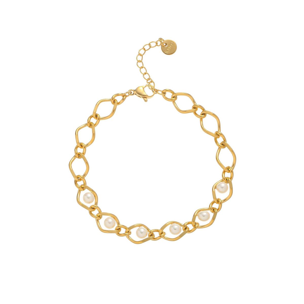 Bijoux pour femmes, collection de bracelets en perles de titane français, perles incrustées, design en acier inoxydable_voghion.com