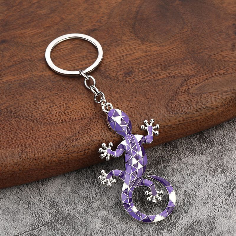 Simulation Gecko Schlüsselanhänger Personalisierte Tier Auto Anhänger Kleines Geschenk Mode Kreativ Niedlich_voghion.com