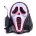 Halloween Gruselige Geistermaske Leuchtende LED-Licht-Partymaske Dekorative Kopfbedeckung für Erwachsene, die in der dunklen Nacht leuchtet_voghion.com