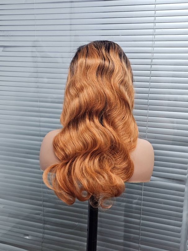 13x4 Lace Front Wigs Body Wave Human Hair Wigs For Women 200% Density Pre Plucked With Baby Hair Natural Black_voghion.com