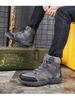Outdoor-High-Top-Stiefel für Herren, dicke Sohle, rutschfeste Kampfstiefel für Herren, weich, strapazierfähig, lässig, zum Schnüren, bequeme Wanderschuhe für Herren_voghion.com