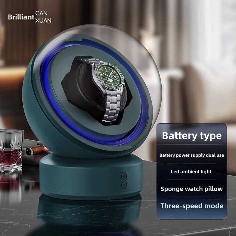 Caixa de armazenamento mecânica para casa, nova caixa automática e silenciosa para enrolar relógios_voghion.com
