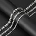 Collane a strati da uomo patchwork in acciaio inossidabile tinta unita punk hip-hop_voghion.com