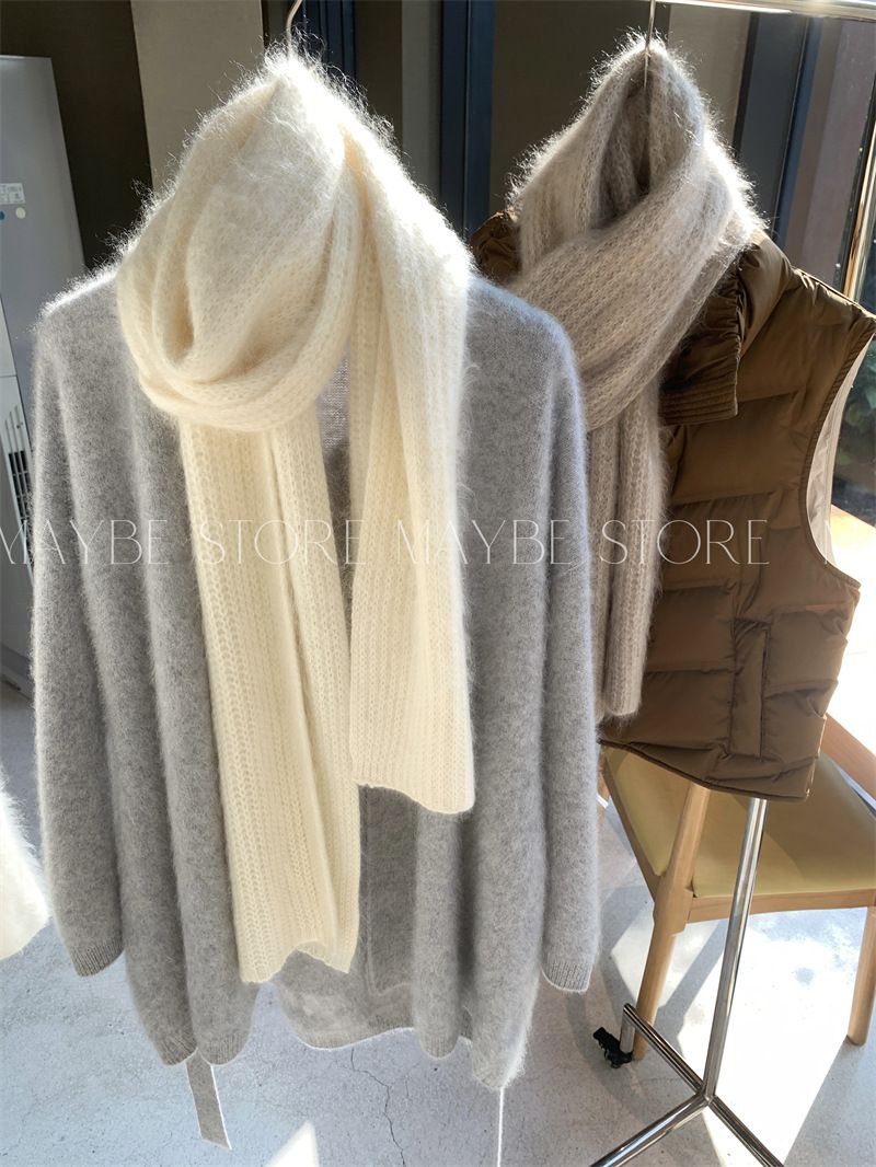 Everyone looks good wearing it. The atmosphere Korean culture is soft fluffy, with thick warm scarves made of wool and_voghion.com