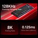 Teclado Gamer 75% com Switches Magnéticos, Acionamento Rápido, 0,005mm, RGB 8K, Teclado Personalizado com Fio para Esports para Jogadores_voghion.com