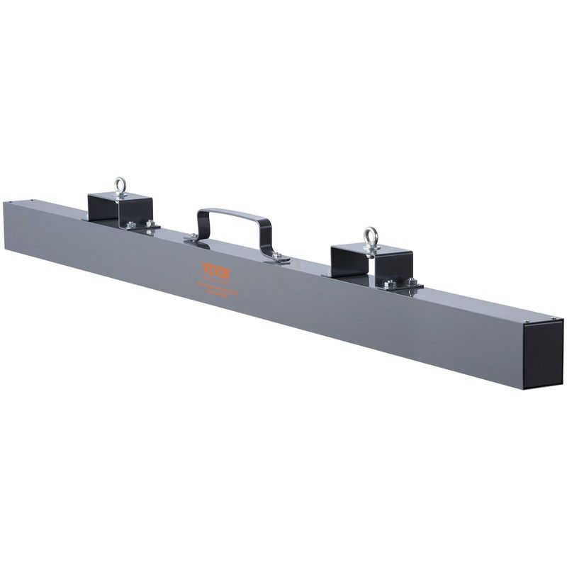 VEVOR 105lbs Hanging Magnetic Sweeper Pickup Tool, Nail Hang-Type Magnetic Forklift Sweeper, Industrial Grade Magnets Steel Material Hunting Accessories For Picking Up Bolts Nails Iron Chips Metals_voghion.com