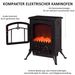 Elektrokamin mit Flammeneffekt 1000/2000W, 45x54cm, Schwarz_voghion.com