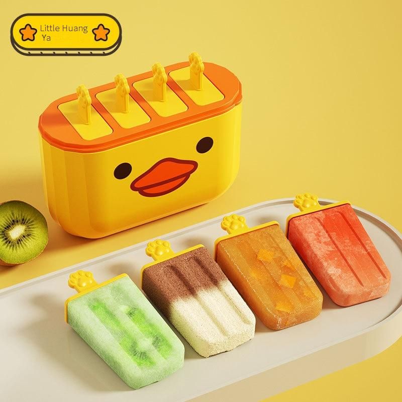 12-Cavity DIY Ice Cream Mold Kit - Cute Animal Shapes (BPA-Free Silicone, Easy Release For Homemade Popsicles)​_voghion.com
