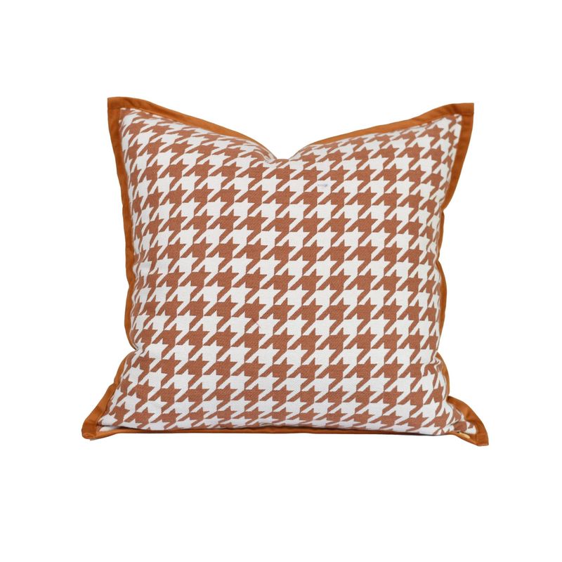 Cream-style Sofa Throw Pillows, Flower-pattern Cushions, Modern Minimalist Warm-toned Bed Headrests_voghion.com