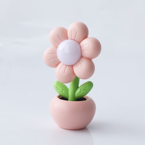 Mini lampe de chevet créative en forme de fleur, décoration de chambre à coucher, colle crème, veilleuse à faire soi-même, cadeau de remise de diplôme, lampe de table_voghion.com