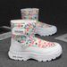 Men's Winter Snow Boots Waterproof Hiking Shoes, Thermal Fleece Lined High Top Anti-Slip Trekking Boots Plus Size For Women Couple Outdoor_voghion.com
