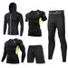 Men's Fitness Clothing Slim Fit Training High Elasticity Quick-Dry Basketball Running Sports Set Breathable Base Layer_voghion.com