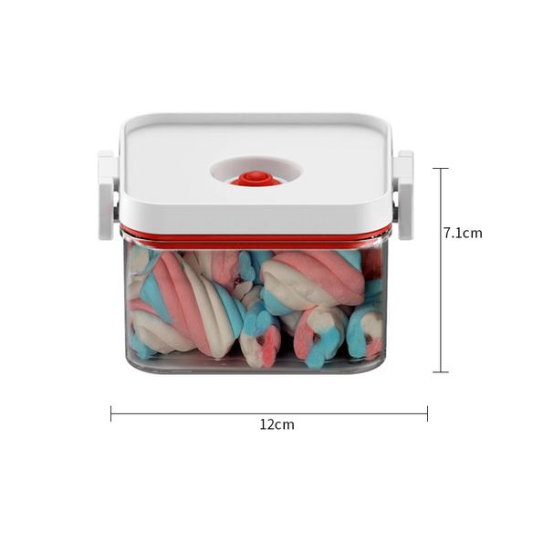 Vakuumforseglet krukke til opbevaring af fødevarekvalitet i plastik, køleskab, opbevaringsboks til fødevarer, vakuumopbevaringsboks, tekrukke_voghion.com