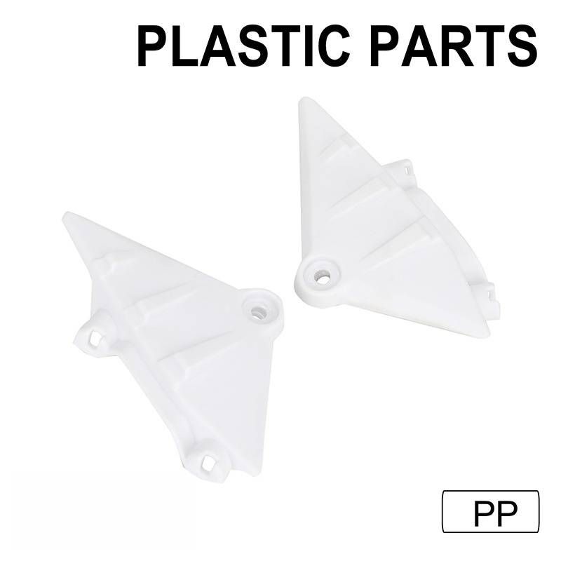 Motorcycle Frame Under Guard Cover - Durable ABS Plastic, Sleek Black Design, Easy Installation For Custom Bike Styling (14.5x7.5x2cm)_voghion.com