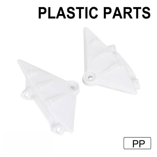 Motorcycle Frame Under Guard Cover - Durable ABS Plastic, Sleek Black Design, Easy Installation For Custom Bike Styling (14.5x7.5x2cm)_voghion.com