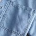 Retro Denim Shirt For Men - Vintage Washed Cotton Oversized Open Front Shirt, Casual Long Sleeve Button-Down With Chest Pocket_voghion.com