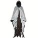 1pc Spooky Halloween Costume Cloak - Skeleton, Ghost, Zombie Themed Outfit with Mask and Accessories - Chamber of Secrets, and Haunted House Parties_voghion.com