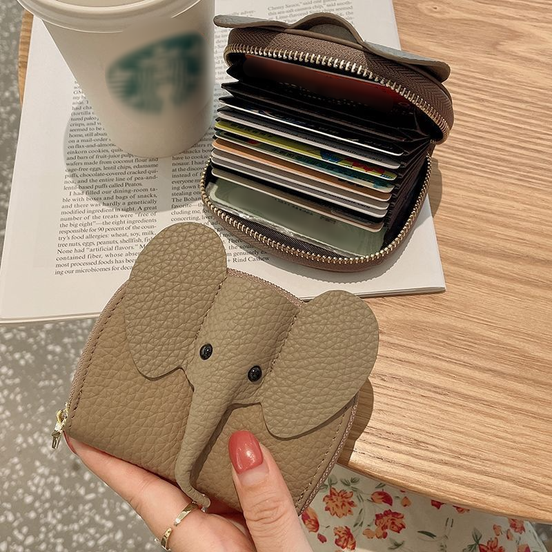 Card Holder, Cute Ladies' New Anti-theft And Anti-magnetic Cartoon High-end Exquisite Small Wallet, 11 Card Slots._voghion.com