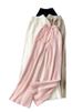 girl 2025 Winter Women' Lazy Style Soft Striped Knitted Wide-Leg High Wait Slimming Caual Looe Straight Floor-Length_voghion.com