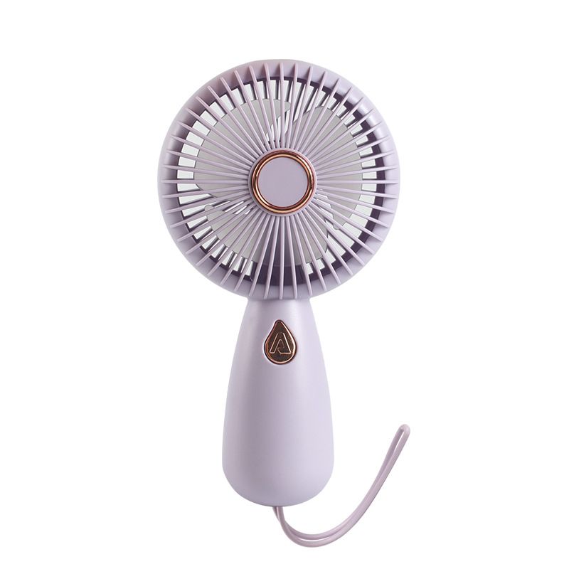 Ventilatore portatile a LED - Raffreddatore portatile minimalista ricaricabile tramite USB con luce, per uso personale_voghion.com