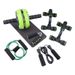 Conjunto de siete piezas de rueda abdominal silenciosa para ejercicios familiares, ideal para entrenar los músculos abdominales y los brazos de los hombres._voghion.com