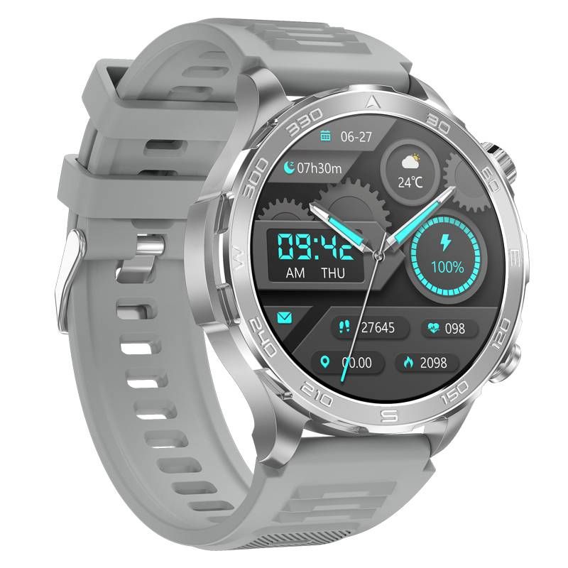 2024 nowy zegarek z ekranem 1.53 ''HD inteligentny zegarek męski wodoodporny GPS Track bezprzewodowa ładowarka NFC Smartwatch dla IOS Android _voghion.com