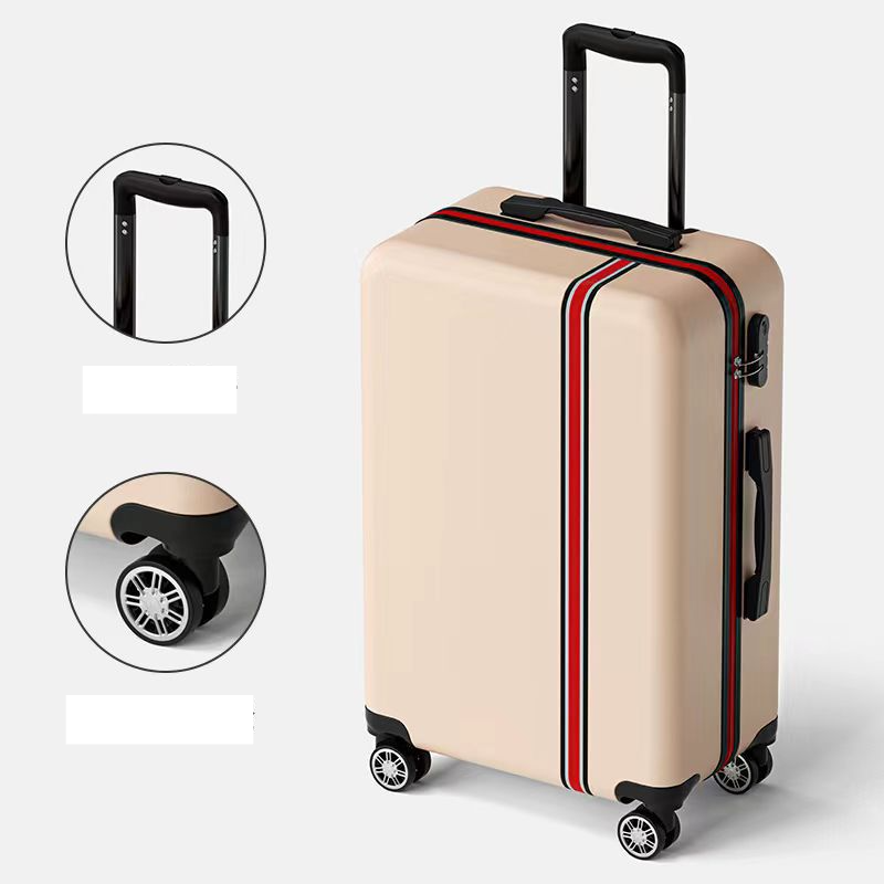 Maleta unisex con ruedas de 20 pulgadas para mujer con gran capacidad, 24 maletas de viaje pequeñas y resistentes_voghion.com