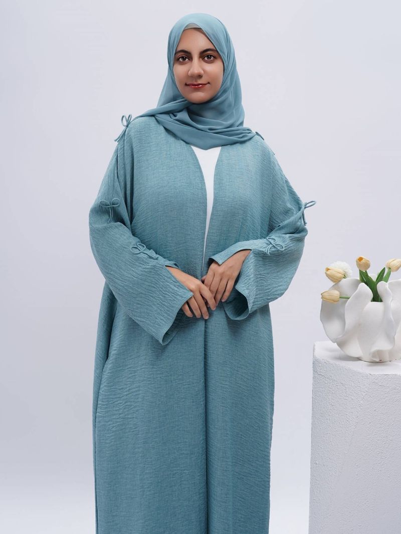 Vêtements pour femmes Printemps et été Cardigan musulman Jupe pour femmes_voghion.com