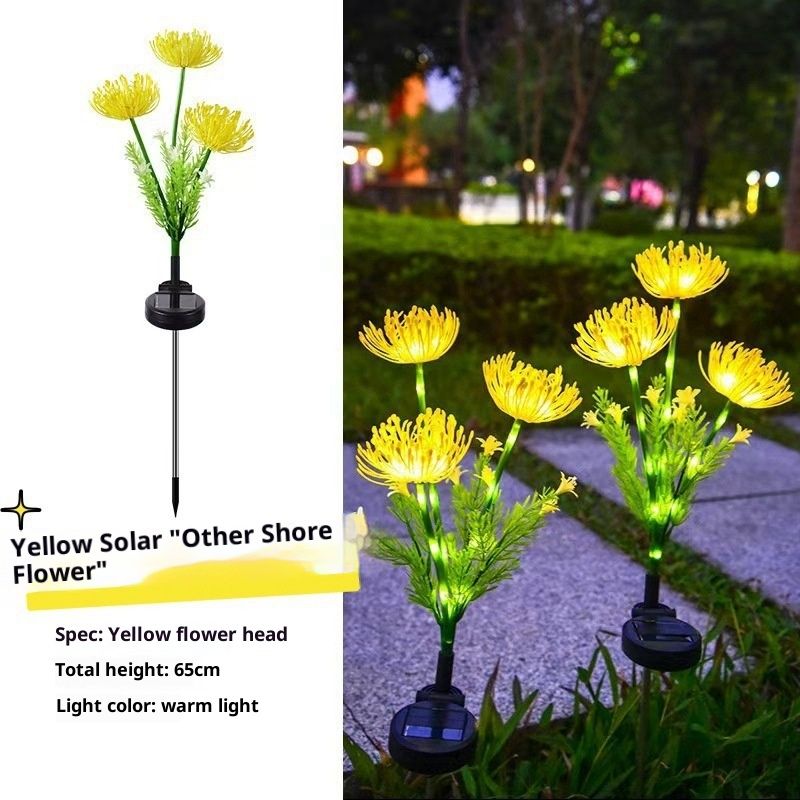 Solarbetriebene Lycoris Gartenleuchten – Wasserdichte dekorative Außenbeleuchtung für Wege, Höfe und Terrassen, warmweiße LED_voghion.com