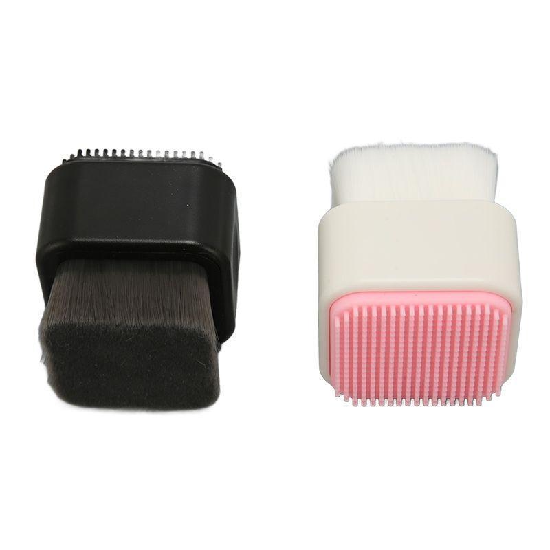Lot de 2 brosses exfoliantes double face pour le visage, poils doux, élimine les peaux mortes, massage du visage, XAT_voghion.com