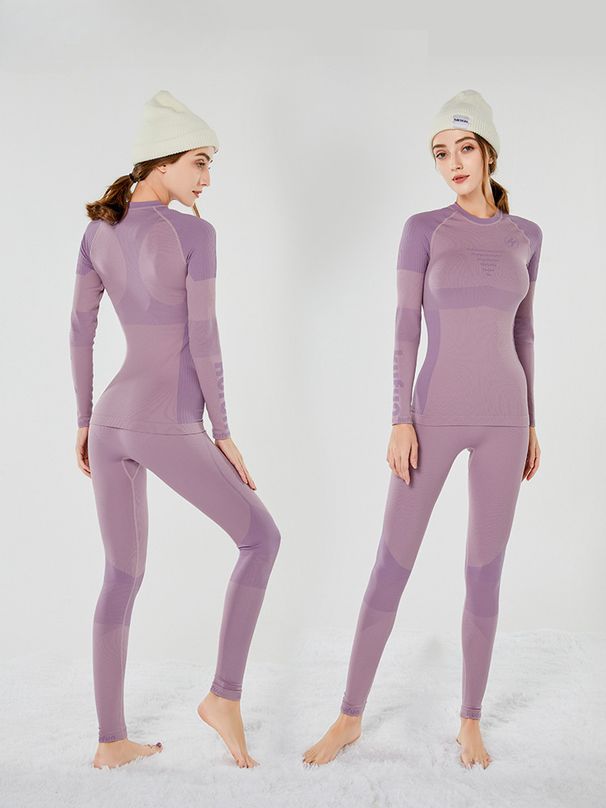 Pantaloni da sci professionali Kufeng Quick-Dry Thmal Compression Lay per uomo e donna, traspiranti e traspiranti._voghion.com