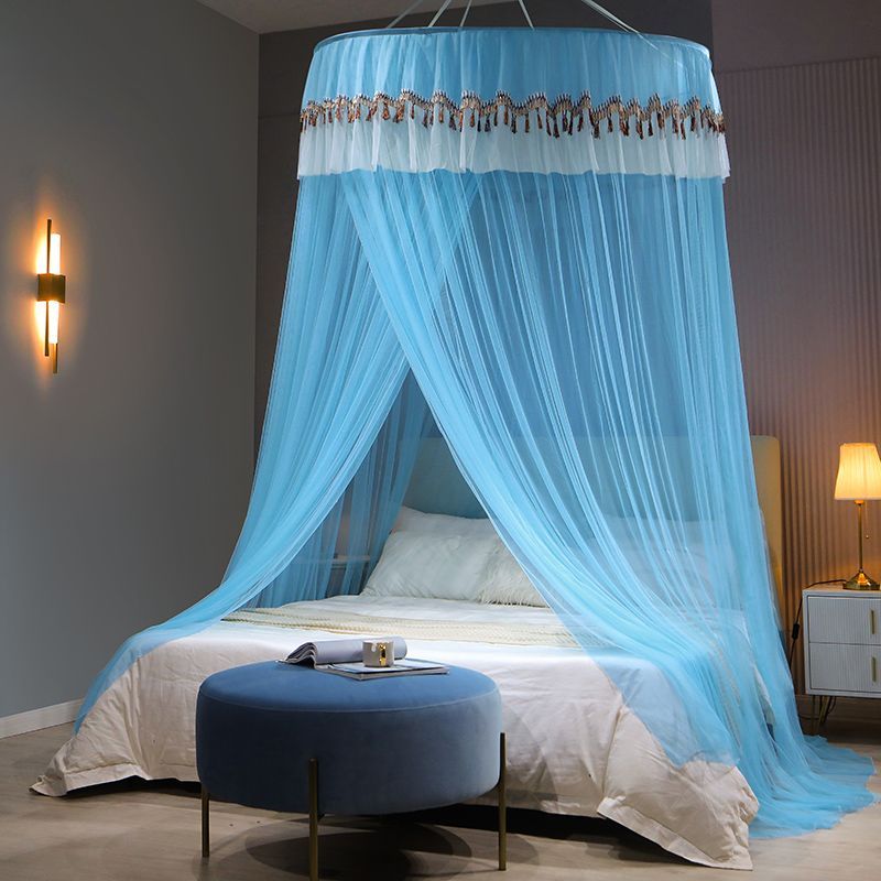 Kuppel-Moskitonetz, neu 2022, hängender Stil, keine Installation erforderlich, dicht, verdickt, Einzel-, Doppel-, Haushalts-, bodenstehend_voghion.com