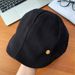 Cotton Linen Duckbill Forward Versatile Beret For Women Summer Thin Breathable Newsboy Cap Painter Hat_voghion.com