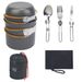 Outdoor For 1-2 People Portable Camping DS-101 Simple And Quick 2-Piece Cookware Set_voghion.com