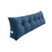 SOGA 100cm Blue Triangular Wedge Bed Pillow Headboard_voghion.com
