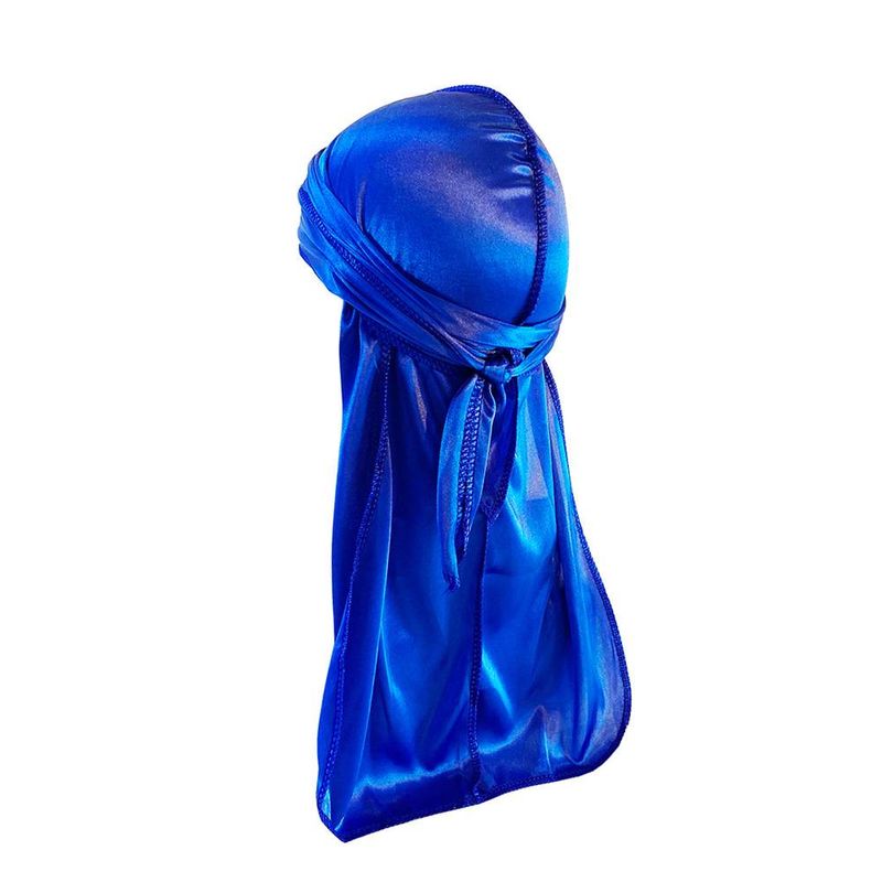 XinWq yksivärinen silkkinen bandanna turbaanihattu hengittävä Unisex Biker -päähineet_voghion.com