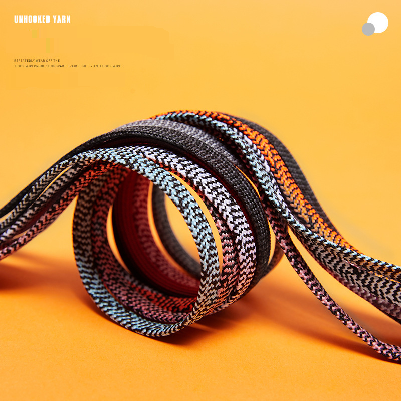 Shoe Accessories braided shoelaces anti snagging casual shoes Martin boots shoelaces sneakers sneakers shoelaces_voghion.com